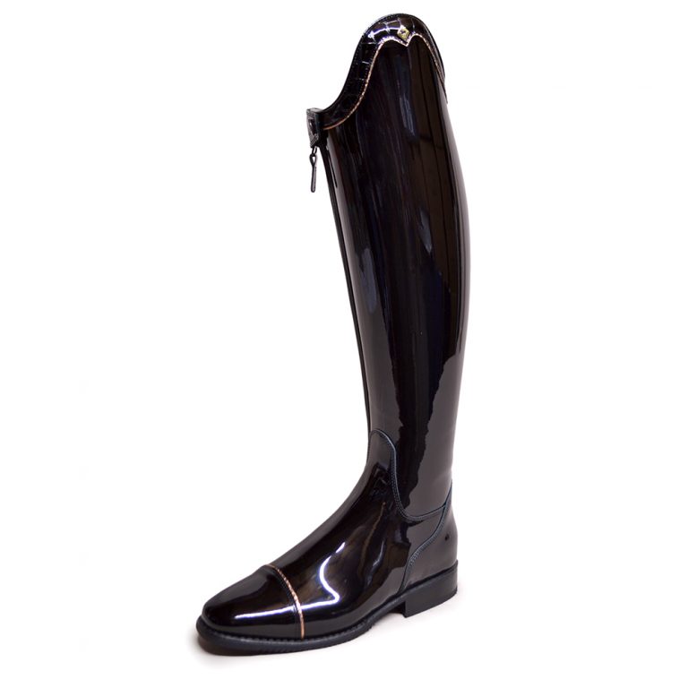 DeNiro Bellini Lucido Black Dressage Boots Rigid Tall boots