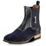DeNiro Short Boots T09 Pioggia Grigio Camoscio Blue