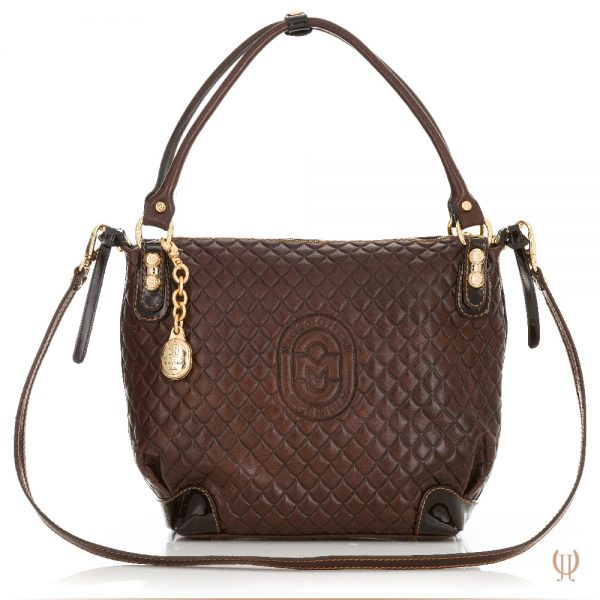 Marino Orlandi Lattice Handbag in Brown