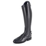 DonaDeo Julia Vitello Black Lucido Blue Top, Heel and Toe
