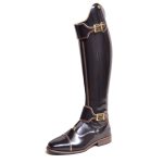 DonaDeo Paola Brushed Black Specchio Gold Trim